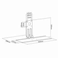 monitor vesa 100x100 - Maclean MC-756 VESA 75x75 - 3 nuotrauka