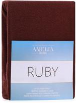 paklode su guma 180x200 - AmeliaHome Ruby Frote Bedsheet 160-180x200 Brown 42 - 1 nuotrauka
