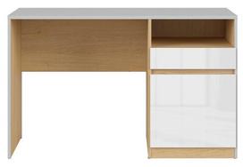 Rašomasis stalas Black Red White Nandu Gray/Oak/White