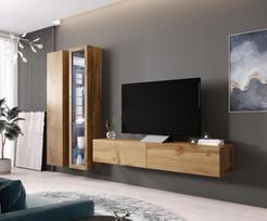 40 tv stovas - Cama Meble Vigo 180 TV Stand Wotan Oak - 4 nuotrauka