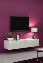 Cama Meble Vigo 140 TV Stand White/White Gloss