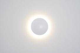 led 6w sviestuvai - Light Prestige Platillo Wall Lamp 6W LED Small White - 2 nuotrauka