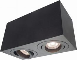 Light Prestige Lyon 2 Ceiling Lamp 50W GU10 Black