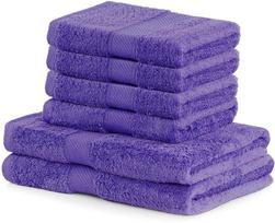 DecoKing Bamby Towel Set 6pcs Purple
