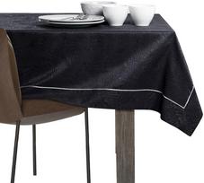 juoda staltiese - AmeliaHome Gaia Tablecloth PBG Black 120x120cm - 6 nuotrauka