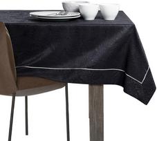 juoda staltiese - AmeliaHome Gaia Tablecloth PBG Black 140x320cm - 6 nuotrauka