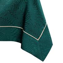AmeliaHome Gaia Tablecloth PBG Bottle Green 110x110cm