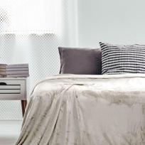 pledas smelio spalvos - DecoKing Mic Blanket Beige 220x240 - 5 nuotrauka