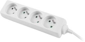 ilgintuvas 1,5m - Lanberg Power Strip 1.5m White PS0-04E-0150-W - 2 nuotrauka