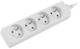 ilgintuvas 1,5m - Lanberg Power Strip 1.5m White PS0-04E-0150-W - 3 nuotrauka