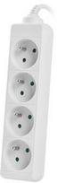 ilgintuvas 1,5m - Lanberg Power Strip 1.5m White PS0-04E-0150-W - 4 nuotrauka