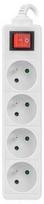 ilgintuvas 1,5m - Lanberg Power Strip 1.5m White PS1-04E-0150-W - 3 nuotrauka