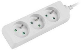 ilgintuva rite - Lanberg Power Strip 3m White PS0-03E-0300-W - 3 nuotrauka