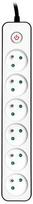 ilgintuvas 1,5m - Tracer Power Strip Zebra 1.5m 6 sockets - 2 nuotrauka