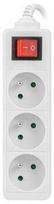 power cable 3.5 - Lanberg Power Strip 1.5m White PS1-03E-0150-W - 2 nuotrauka