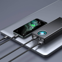 power bank 65w - Baseus PPLG-B01, 30000 mAh, juoda - 9 nuotrauka