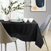 juoda staltiese - AmeliaHome Vesta Tablecloth BRD Black 140x320cm - 2 nuotrauka