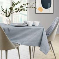 staltiese 120x120 - AmeliaHome Vesta Tablecloth BRD Light Grey 120x120cm - 2 nuotrauka