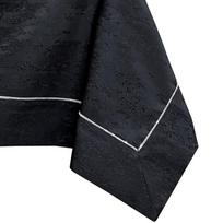 juoda staltiese - AmeliaHome Gaia Tablecloth PPG Black 120x180cm - 1 nuotrauka