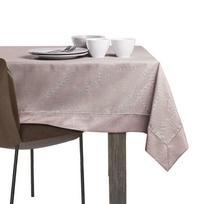 staltiese 120x120 - AmeliaHome Gaia Tablecloth PPG Powder Pink 120x120cm - 6 nuotrauka