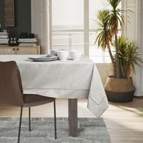 staltiese 120x120 - AmeliaHome Gaia Tablecloth PPG Cream 120x120cm - 2 nuotrauka