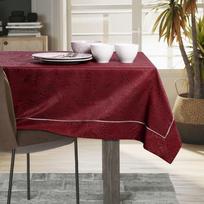 staltiese 120x120 - AmeliaHome Gaia Tablecloth PPG Claret 120x120cm - 3 nuotrauka