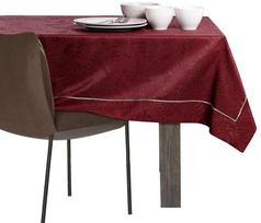 staltiese 120x120 - AmeliaHome Gaia Tablecloth PPG Claret 120x120cm - 5 nuotrauka