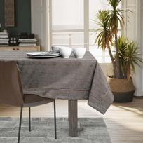 staltiese 120x120 - AmeliaHome Vesta Tablecloth PPG Cocoa 120x120cm - 3 nuotrauka