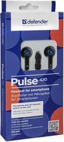 i ausis ikisamos ausines - Defender Pulse 420 Black/Blue (Juodos / Mėlynos) - 5 nuotrauka