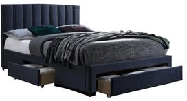 Home4you Bed Grace 160x200cm Blue