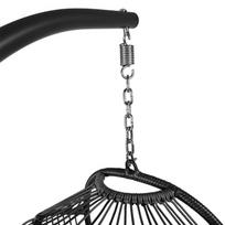pakabinama kede - Home4you Yoyo Hanging Chair With Pillow Grey - 4 nuotrauka