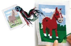 arkliu zaislai - SES Creative Children's Embroidery Horse 00867 - 2 nuotrauka