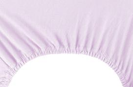 paklode su guma 140x200 - DecoKing Amber Bedsheet 120-140x200 Lilac - 3 nuotrauka