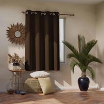 naktines uzuolaidos blackout - AmeliaHome Blackout Curtains Dark Brown 140x175cm - 3 nuotrauka