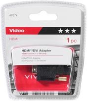 adapteris dvi to hdmi - Vivanco Adapter HDMI to DVI Black 47074 - 3 nuotrauka