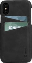 apple kortele - Krusell Sunne 2 Card Back Case For Apple iPhone XS Max Black - 1 nuotrauka
