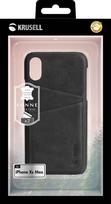 apple kortele - Krusell Sunne 2 Card Back Case For Apple iPhone XS Max Black - 6 nuotrauka