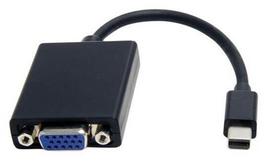 display port laidas - Akyga Adapter Mini Diplayport / VGA Black - 1 nuotrauka