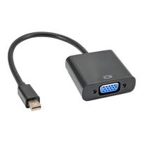 display port laidas - Akyga Adapter Mini Diplayport / VGA Black - 2 nuotrauka