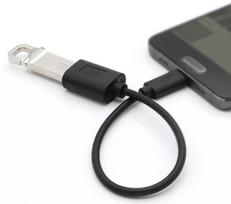 otg cable - TB OTG Cable USB / USB-C 0.15m Black - 4 nuotrauka