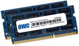 ddr3 16gb sodimm - OWC 16GB 1867MHz CL11 DDR3 SODIMM MAC KIT OF 2 OWC1867DDR3S16P - 2 nuotrauka