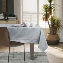 staltiese 120x120 - AmeliaHome Gaia Tablecloth PPG Light Grey 120x120cm - 2 nuotrauka