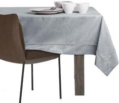 staltiese 120x120 - AmeliaHome Gaia Tablecloth PPG Light Grey 120x120cm - 5 nuotrauka