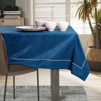 staltiese 120x120 - AmeliaHome Gaia Tablecloth PPG Indigo 120x120cm - 3 nuotrauka