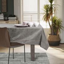 staltiese 120x120 - AmeliaHome Gaia Tablecloth PPG Cocoa 120x120cm - 2 nuotrauka