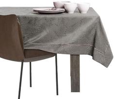 staltiese 120x120 - AmeliaHome Gaia Tablecloth PPG Cocoa 120x120cm - 5 nuotrauka