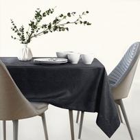 juoda staltiese - AmeliaHome Gaia Tablecloth Black 140x240cm - 5 nuotrauka