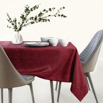 staltiese 120x120 - AmeliaHome Gaia Tablecloth Claret 120x120cm - 4 nuotrauka