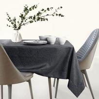 staltiese 120x120 - AmeliaHome Gaia Tablecloth Dark Grey 120x120cm - 5 nuotrauka