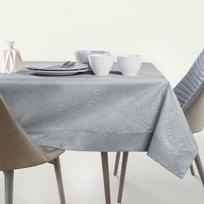 staltiese 120x120 - AmeliaHome Gaia Tablecloth Light Grey 120x120cm - 2 nuotrauka